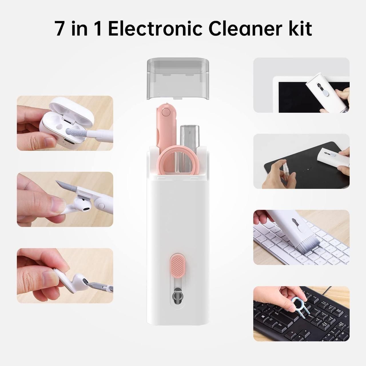 7‑in‑1 Electronic Cleaner Kit with Brush – Keyboard & Earbud Cleaning Pen | Dotmint