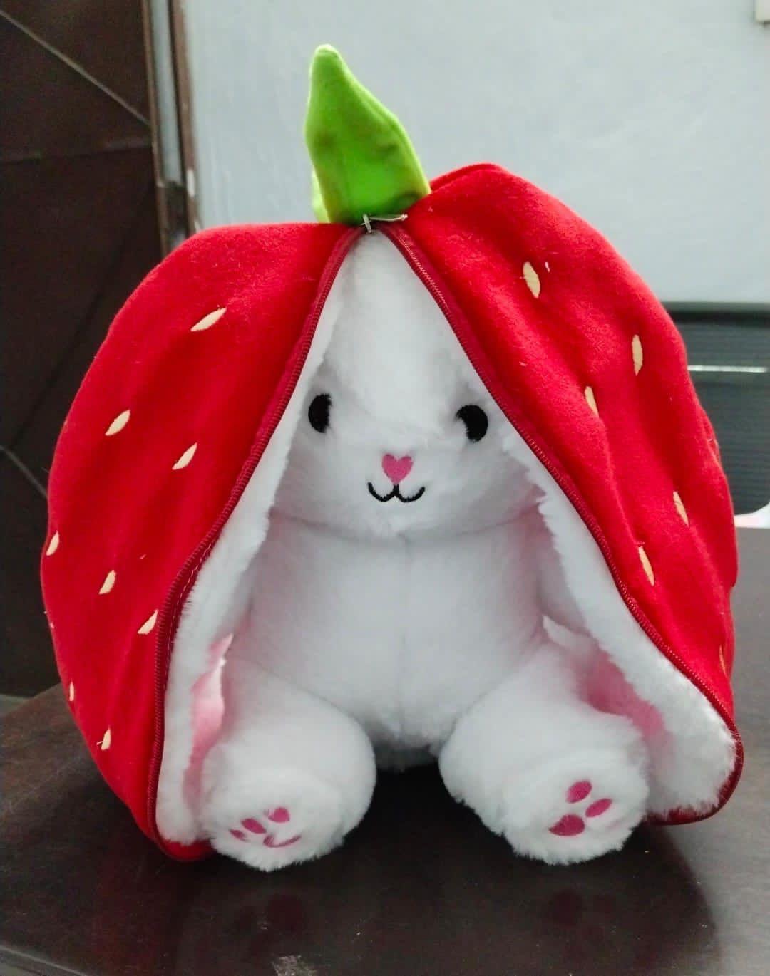 Kidology Reversible Plush Toy Pillow – Strawberry/Carrot to Bunny | Dotmint