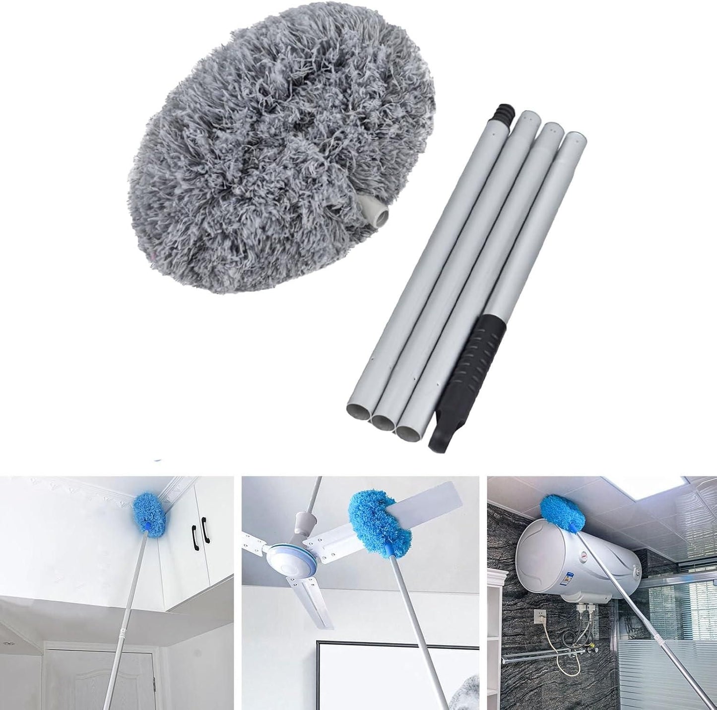 Washable Ceiling Fan Cleaner Duster – Extendable Microfiber Blade Cleaner | Dotmint