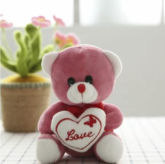 Soft Teddy Bear with Love Quote – Romantic Plush Gift | Dotmint