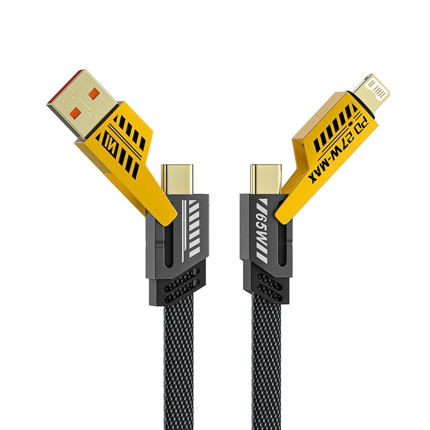 USB‑C Lightning 4‑in‑1 Cable – Fast Charging & Data Sync | Dotmint