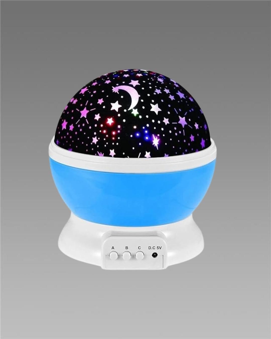 Star Master Dream Rotating Star & Moon Projection Lamp – Multicolor LED Night Sky Projector