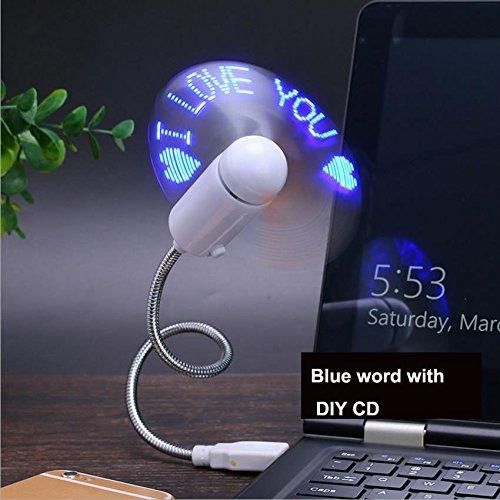 USB LED Message Fan – Programmable Text Display Fan | Dotmint
