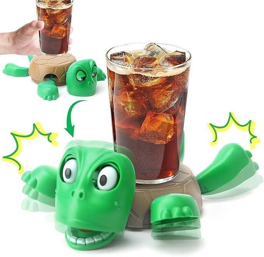 Funny Turtle Coaster – Interactive Pop-Up Turtle Cup Holder & Gag Gift