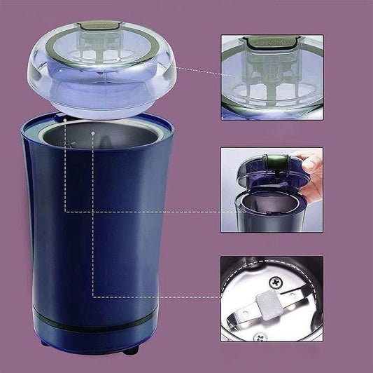 Electric Coffee Grinder – One‑Touch Mini Mill (Random Color) | Dotmint