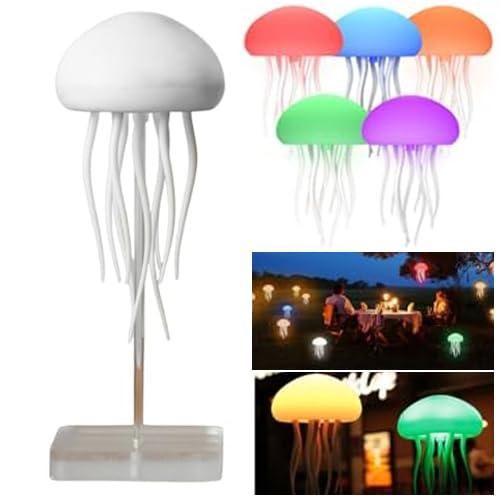 Cute LED Jellyfish Night Light – Color-Changing Floating Lamp | Dotmint