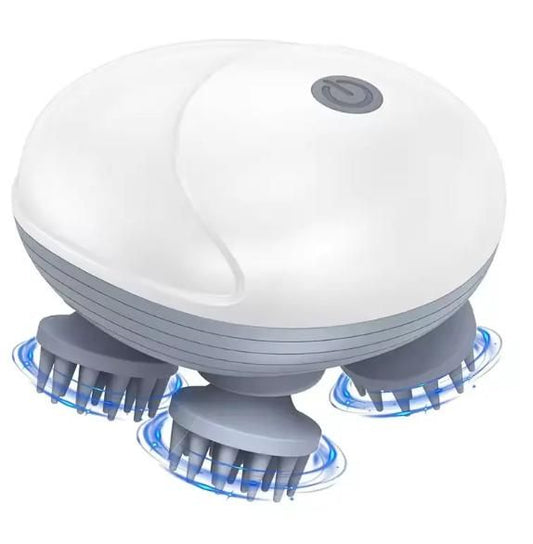 Rechargeable Electric Body & Scalp Massager – Handheld Vibrating Wellness Tool