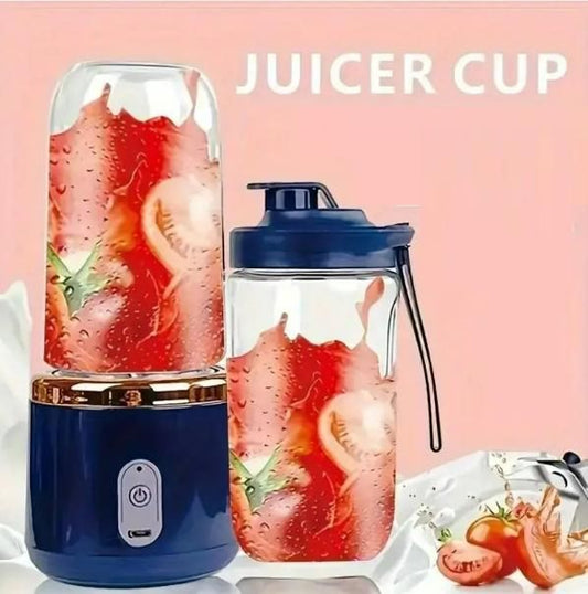 Portable Mini Juicer Bottle – USB Rechargeable Smoothie Blender | Dotmint